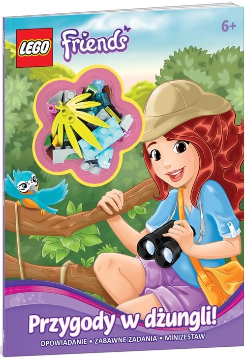 okładka Lego Friends Przygody w dżungli książka