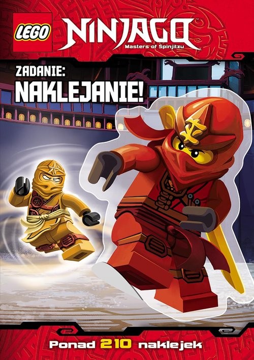 okładka Lego Ninjago Zadanie naklejanie! książka