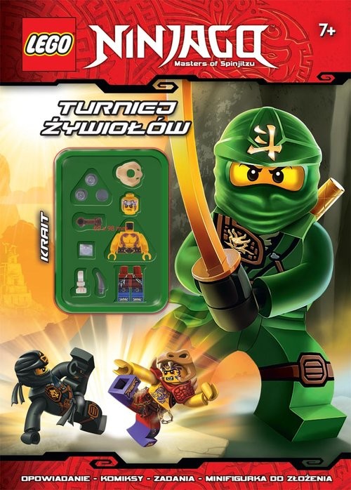 okładka Lego Ninjago Turniej żywiołów książka