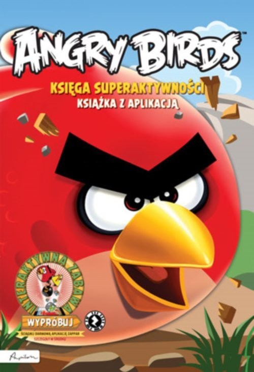okładka Angry Birds Księga superaktywności Książka z aplikacją książka