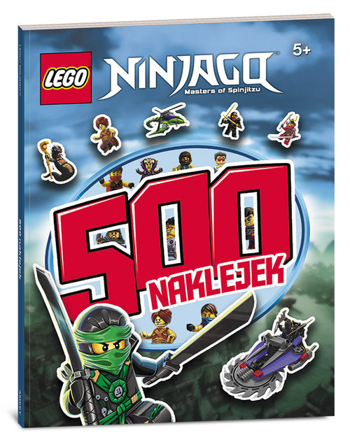 okładka Lego Ninjago 500 naklejek książka