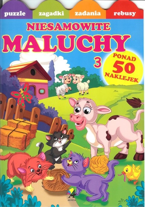 okładka Niesamowite maluchy 3 ponad 50 naklejek książka