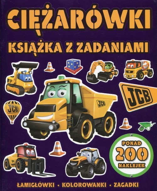 okładka Ciężarówki Książka z zadaniami książka | Praca Zbiorowa