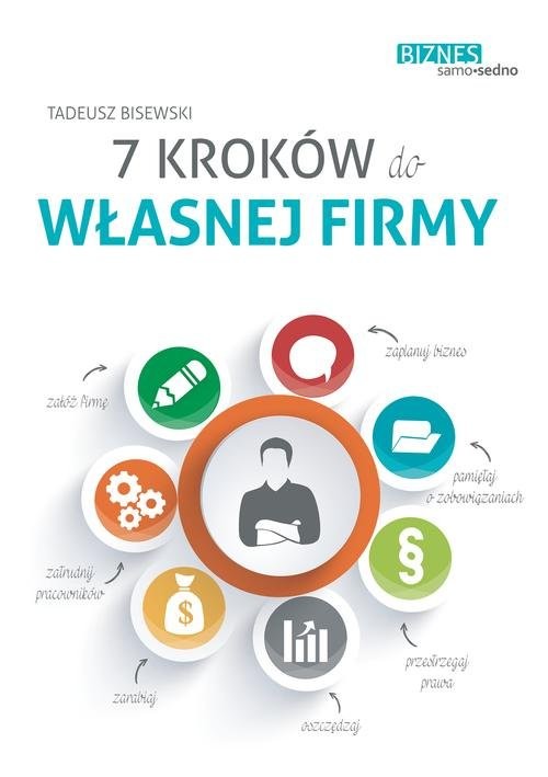 okładka 7 kroków do własnej firmy książka | Tadeusz Bisewski