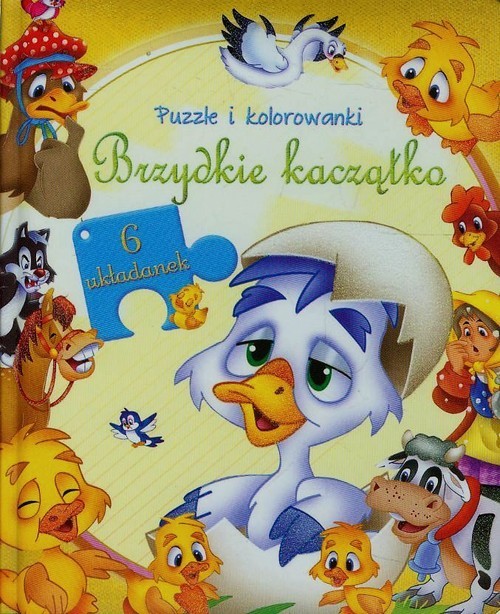 okładka Brzydkie kaczątko Puzzle i kolorowanki książka