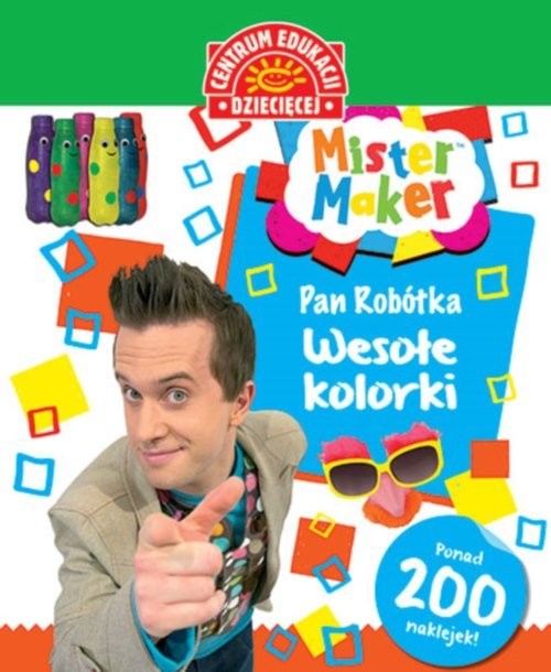 okładka Mister Maker Pan Robótka Wesołe kolorki książka
