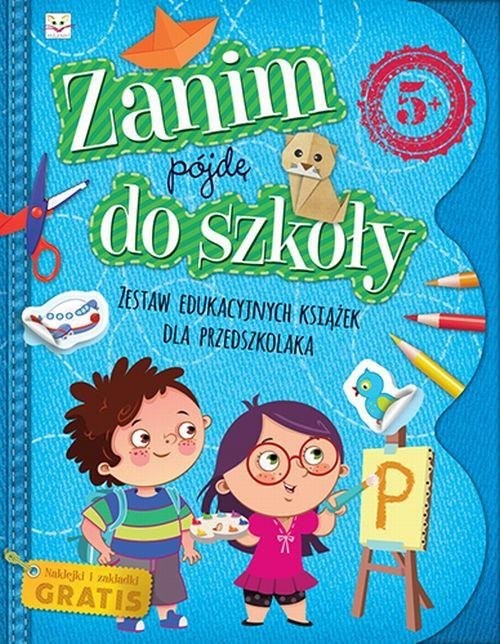 okładka Zanim pójdę do szkoły Zestaw edukacyjnych książek dla przedszkolaka książka