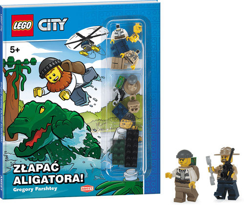 okładka Lego City Złapać aligatora! LSB-7 książka | Farsthey Gregory