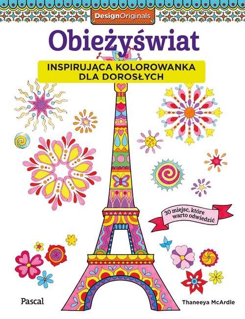 okładka Obieżyświat Inspirująca kolorowanka dla dorosłych książka | McArdle Thaneeya