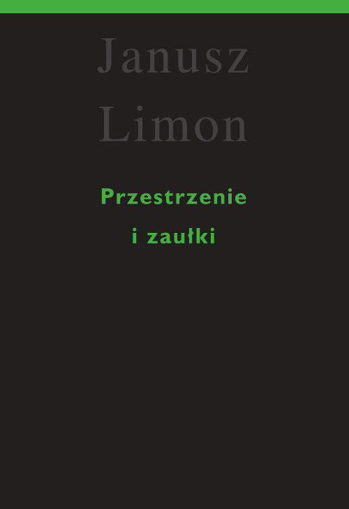 okładka Przestrzenie i zaułki książka | Janusz Limon