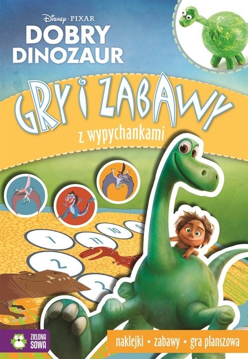 okładka Dobry Dinozaur Gry i zabawy z wypychankami Disney książka
