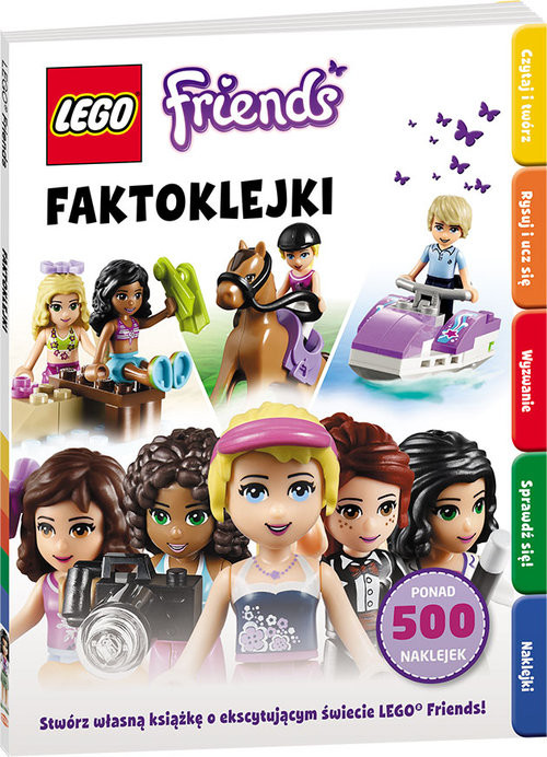 okładka Lego Friends Faktoklejki książka