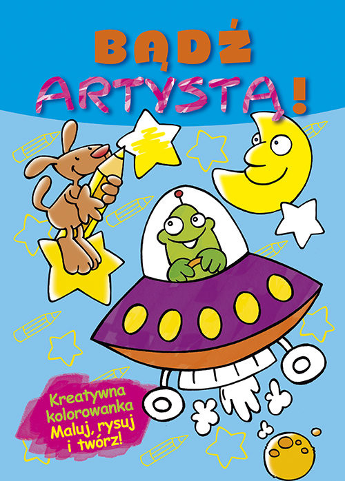 okładka Bądź artystą! zeszyt niebieski książka | Junker Pascale