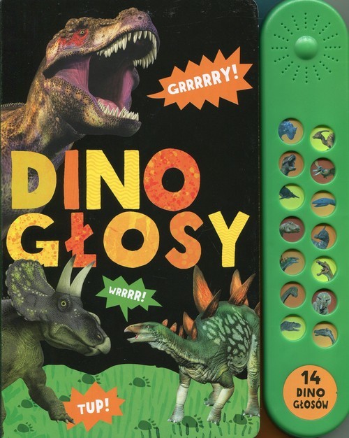 okładka Dino głosy Książeczka dźwiękowa książka