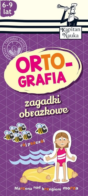 okładka Zagadki obrazkowe Ortografia 6-9 lat książka