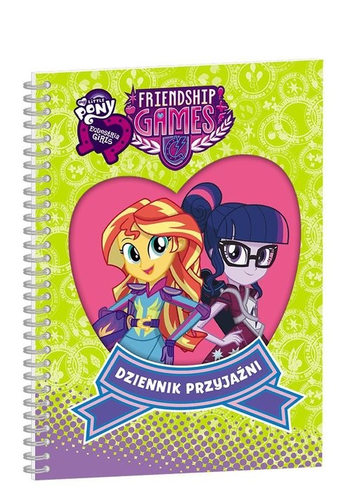 okładka My Little Pony Equestria girls Dziennik przyjaźni książka