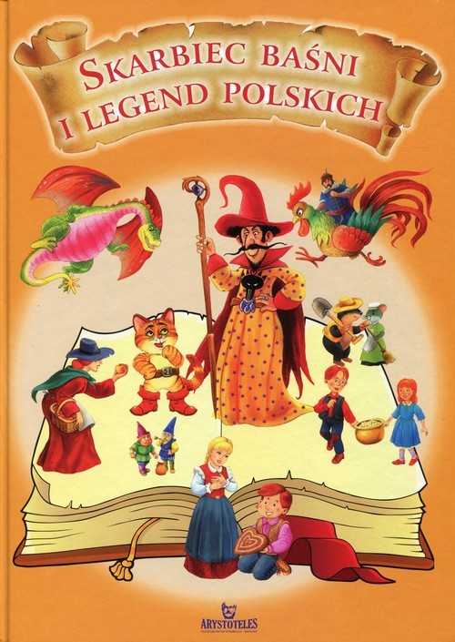 okładka Skarbiec baśni i legend polskich złota książka