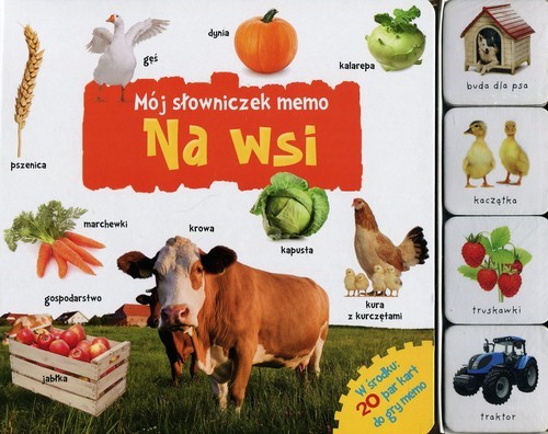 okładka Mój słowniczek memo Na wsi książka