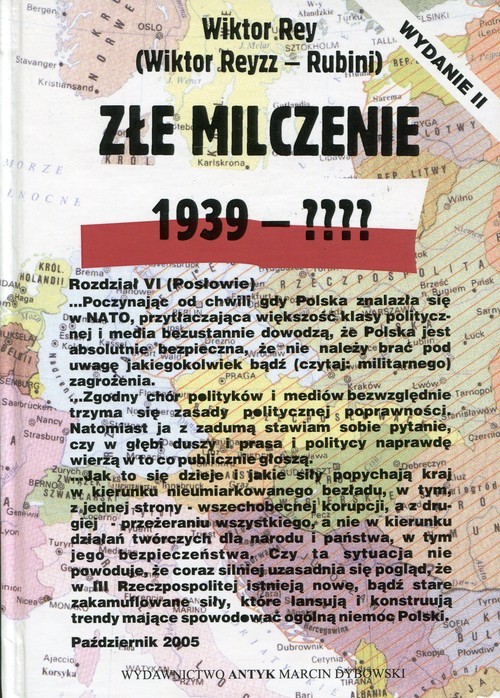 okładka Złe milczenie 1939-???? książka | Reyzz-Rubini Wiktor
