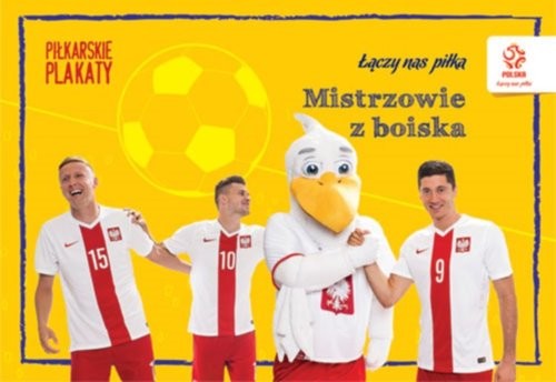 okładka PZPN Mistrzowie z boiska Piłkarskie plakaty do kolorowania książka