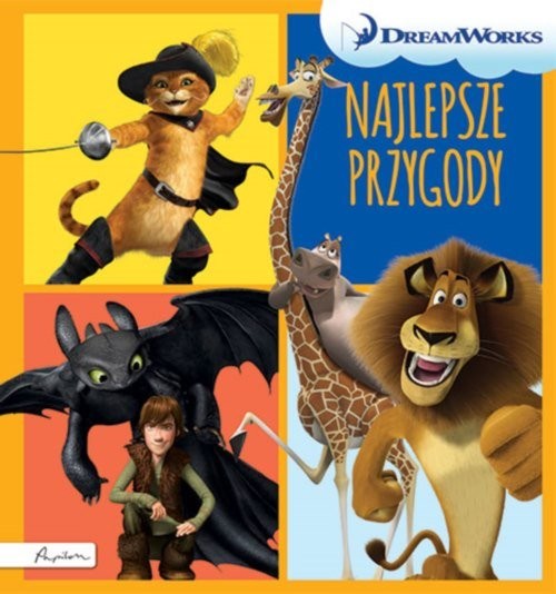 okładka Dream Works Najlepsze przygody książka