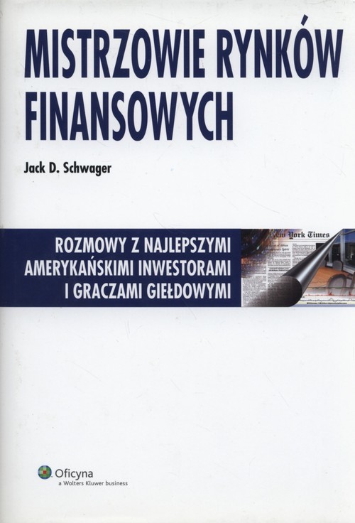 okładka Mistrzowie rynków finansowych książka | Jack D. Schwager