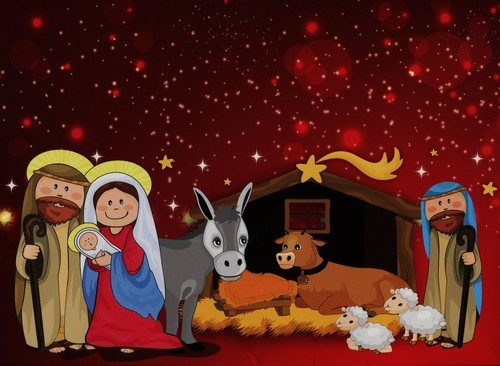 okładka Szopka bożonarodzeniowa z naklejkami książka