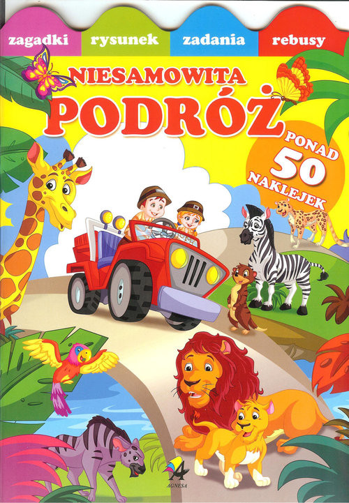 okładka Niesamowita podróż 4 + naklejki książka