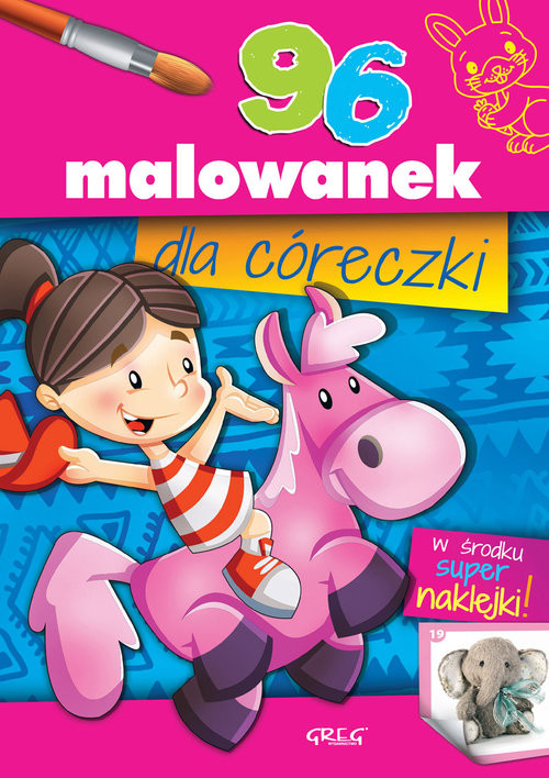 okładka 96 malowanek dla córeczki książka | Mróz Jolanta