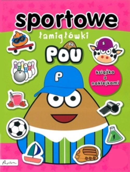 okładka POU. Sportowe łamigłówki Książka z naklejkami książka