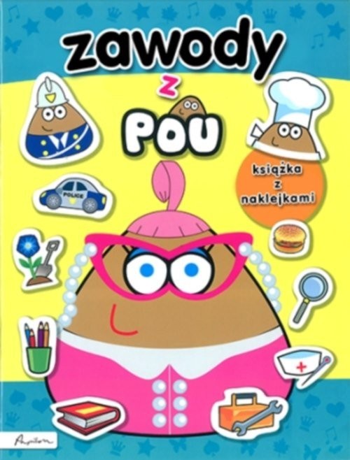 okładka POU. Zawody. Książka z naklejkami książka