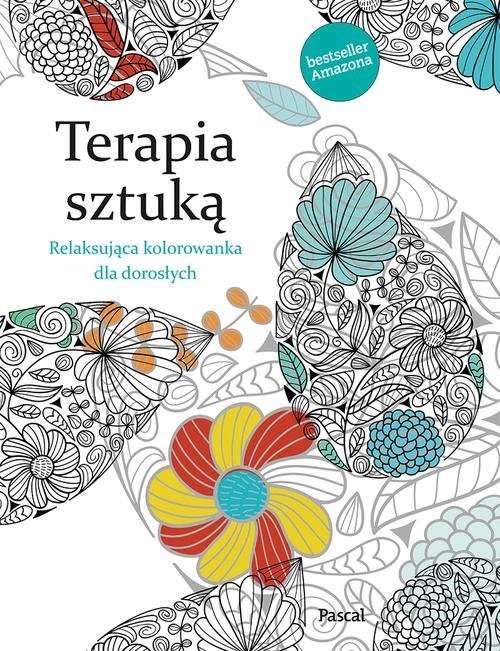 okładka Terapia sztuką. Kolorowanka dla dorosłych książka | Rose Christina