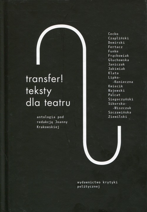 okładka Transfer Teksty dla teatru Antologia książka