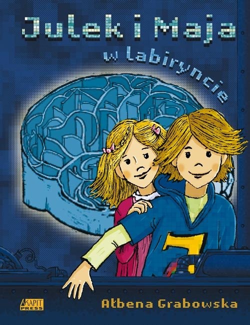 okładka Julek i Maja w labiryncie książka | Ałbena Grabowska