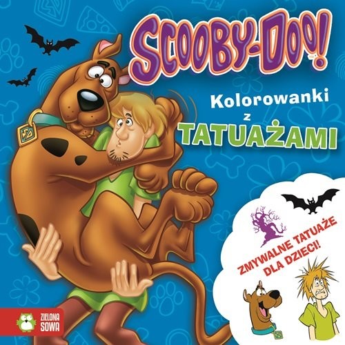 okładka Scooby-Doo Kolorowanki z tatuażami książka