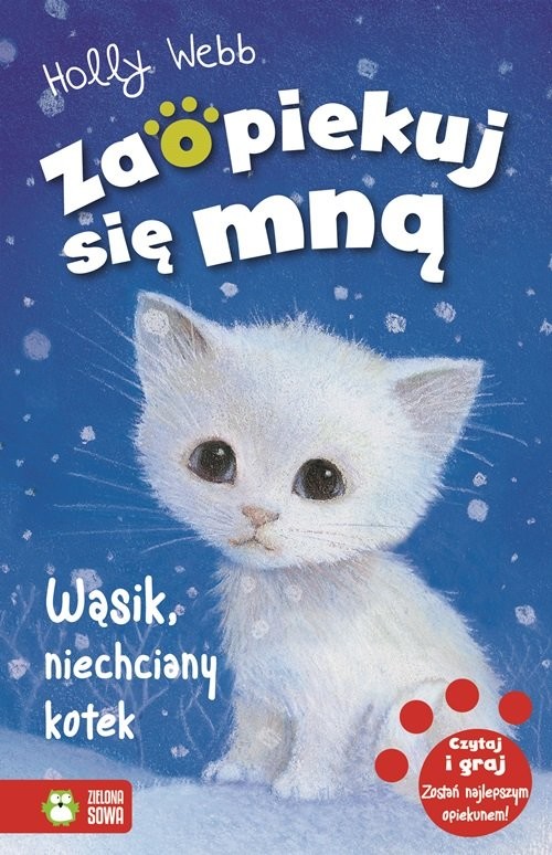 okładka Wąsik niechciany kotek książka | Holly Webb