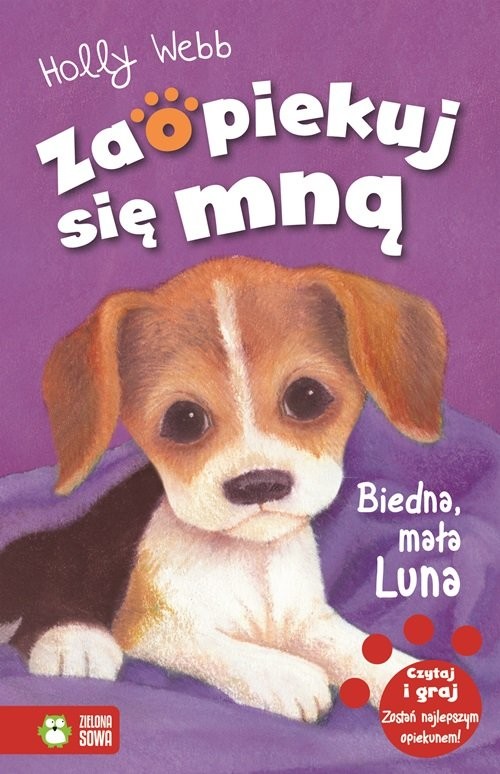 okładka Biedna mała Luna książka | Holly Webb