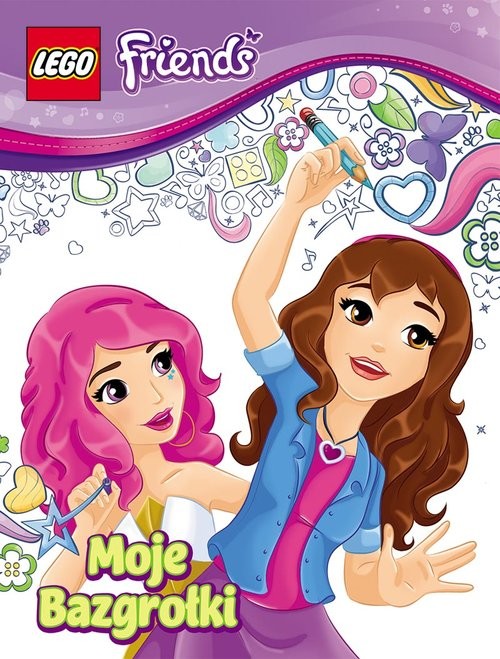 okładka Lego Friends Moje bazgrolki 2 książka
