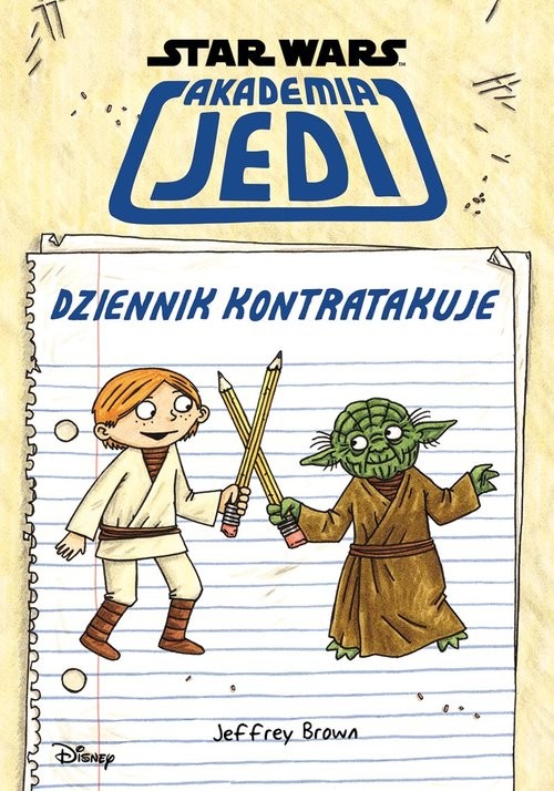 okładka Jeffrey Brown Akademia Jedi Dziennik kontratakuje książka | Brown Jeffrey