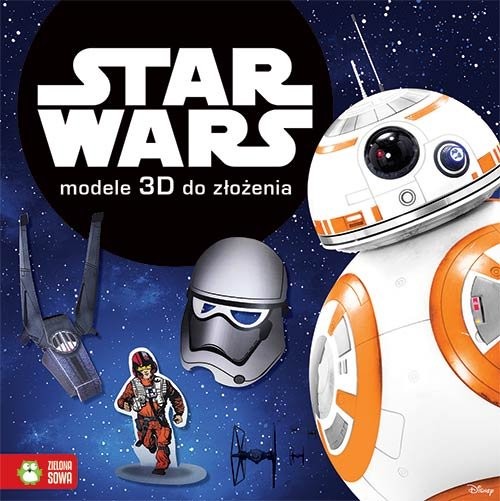 okładka Modele 3D do złożenia Star Wars książka