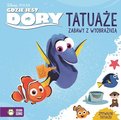 okładka Tatuaże Gdzie jest Dory książka