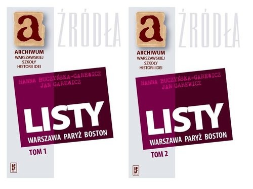 okładka Listy Warszawa. Paryż. Boston książka | Hanna Buczyńska-Garewicz, Jan Garewicz