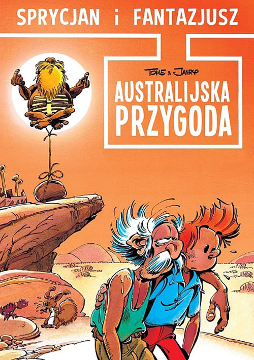 okładka Sprycjan i Fantazjusz Australijska przygoda książka | Tome Janry, Janry Tome,