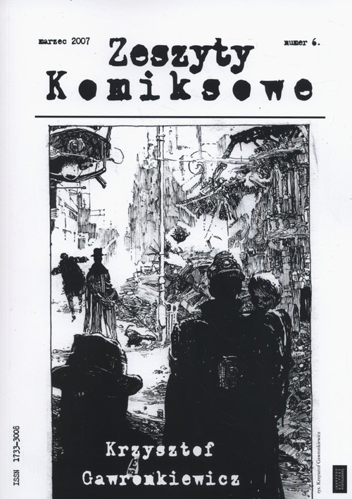 okładka Zeszyty komiksowe 6/2007 Krzysztof Gawronkiewicz książka