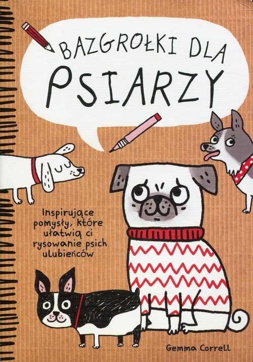 okładka Bazgrołki dla psiarzy książka | Gemma Correll