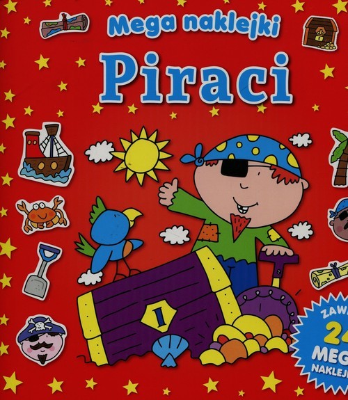 okładka Piraci Mega naklejki książka