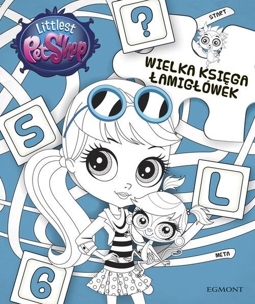 okładka Wielka Księga Łamigłówek Littlest Pet Shop książka | Jamrógiewicz Marta