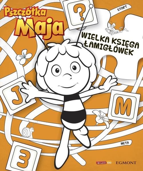 okładka Pszczółka Maja Wielka Księga Łamigłówek książka | Anna Porowska