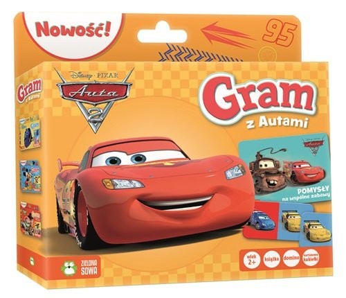 okładka Disney Auta 2 Gram z Autami książka