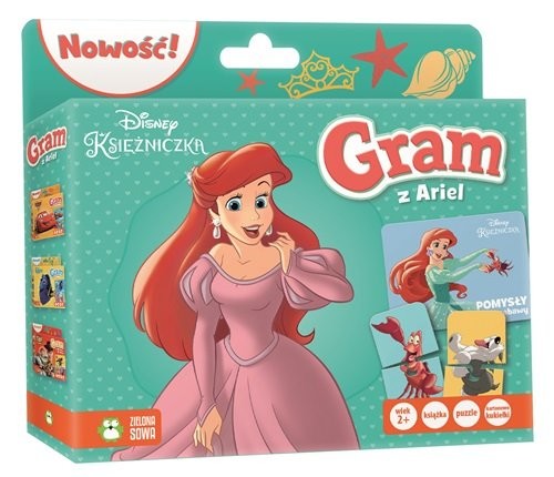 okładka Ariel Gram z Disneyem książka